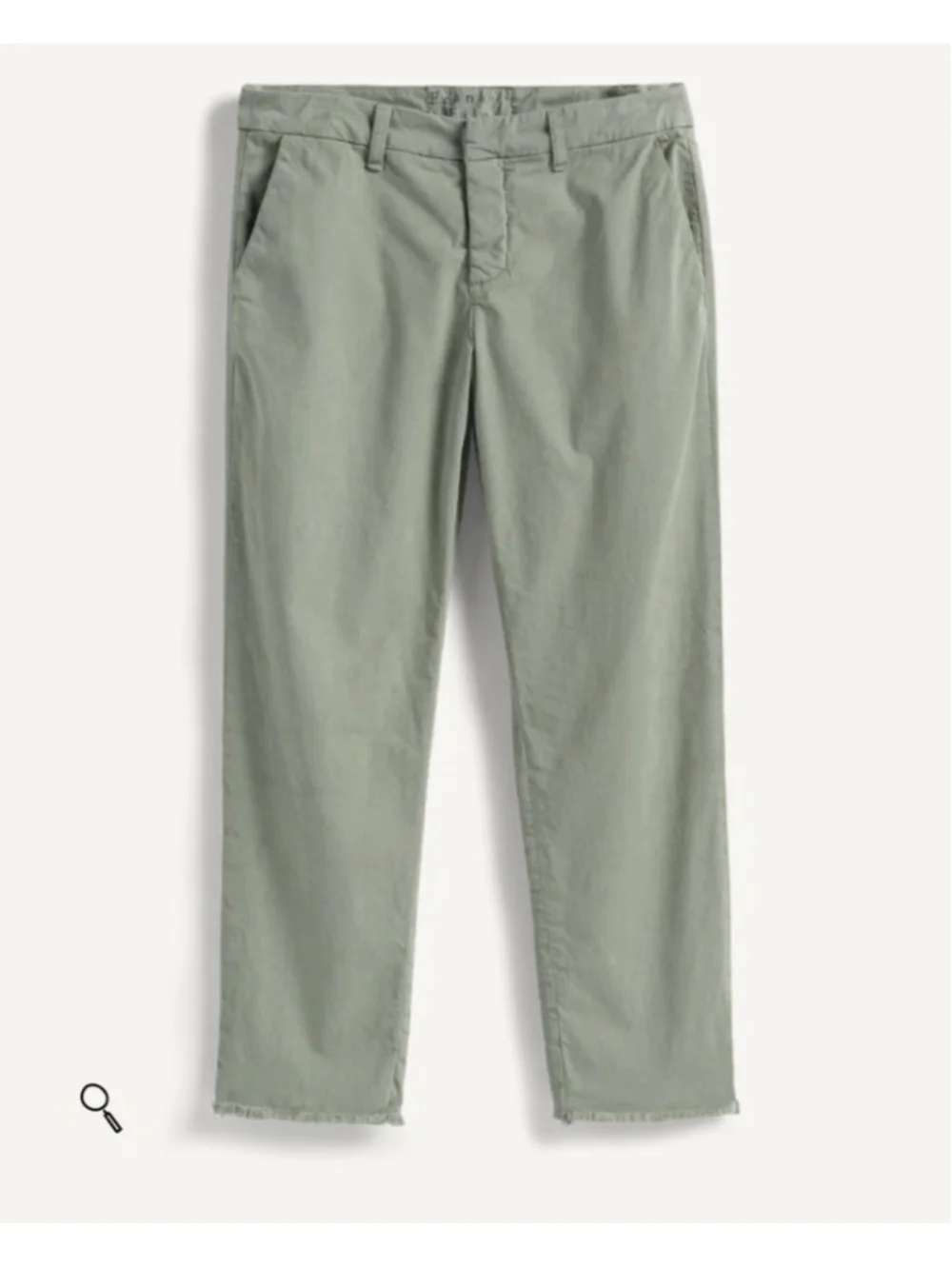 Frank & Eileen Wicklow Italian Performance Twill Chino Sage Green Size 6 NEW